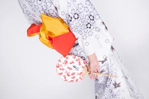 普段のファッションにも着物を取り入れる